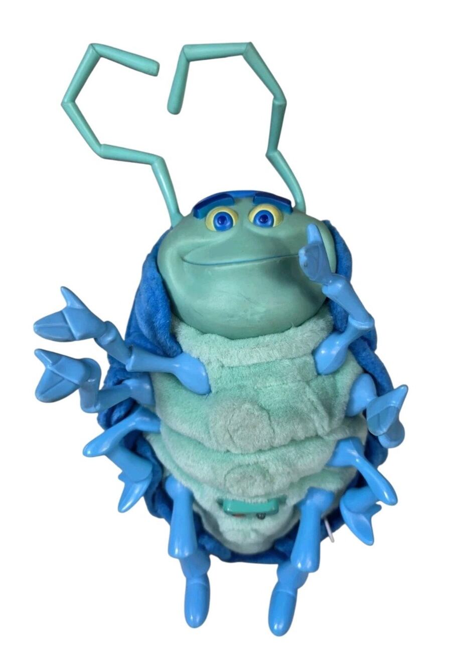 Vtg Pixar Bugs Life Tuck or Roll Talk N Sing Interactive Electronic Plush TESTED